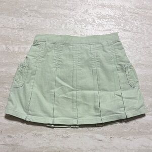 Sage Green Mini Skirt